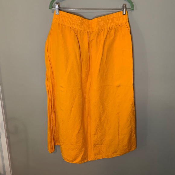 Ann Taylor Linen Midi Skirt - Picture 4 of 6